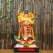 Nine-day Xuanwu Statue 16-inch 19-inch nine-day empress nine-day Xuanwu resin home worship nine-day Xuanwu ornaments