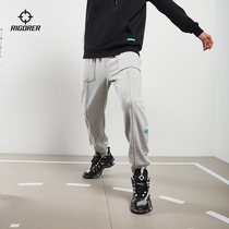 Quasi 2021 New knitted trousers men and women basketball sports training loose tooling pants American cotton pants