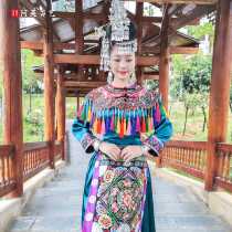 Aying Miao Art Summer Miao and Dong performances costumes stage performance national costumes Dong costumes