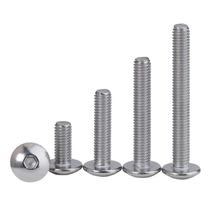 (M3M4M5M6M8)304 stainless steel flat head hexagon socket socket half round head screw umbrella head