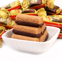 Russian imported love lotus smart big head doll Sesame peanut crisp candy chocolate candy snack nostalgia