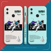 Nasa astronaut Xiaomi 8 mobile phone shell mobile phone sleeve-screen fingerprint version exploration version male lud female anti-fall Mie 8 silicone new shell es net red eight mi liquid silicone rear shell full bag