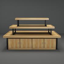  Supermarket promotion desk Toy Nakajima shelf Stationery assembly table shelf Pile head maternal and child display cabinet Clothing shoe store