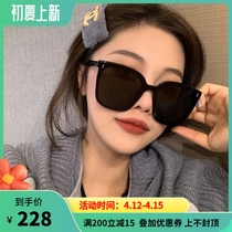 Sunglasses Womens Advanced senses ins2022 years new Anti-UV glasses Female Korean version Tide Big Face Slim Sunglasses