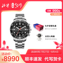 Beidou Watch Titanium Bucket Far From Green Water Ghost Ceramic Titanium Alloy Satellite Positioning Pair Time Sports Business Gift Men Watch