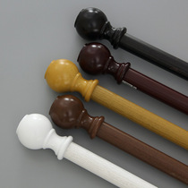 Deyu curtain rod Roman rod Single rod Double rod Manganese steel alloy nano silencer selected accessories