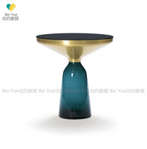 NATO color bell tempered glass art sofa side a few light luxury living room coffee side small apartment living room corner a few