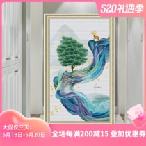 KS Cross Embroidered Fairy Deer 2020 New Living Room Restaurant Animal Series Thread Embroidered yourself embroidered