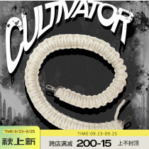 Cultivator personality trend High Street vibe wind bag handmade woven rope accessories hemp rope pants rope multi-purpose shoulder strap