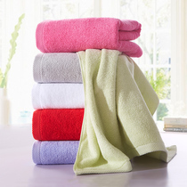  Covator solid color bath towel Pure cotton low twist yarn soft thickened adult men and women household bath towel