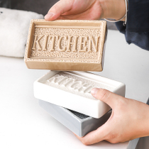 Nordic Wind Ceramic Soapbox Soap Box Toilet Creative Soap Tolike Board Room Soap Dish Soap Dish