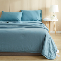 Baby available Class a knitted cotton summer quilt single cotton washable thin quilt summer quilt four-piece set 2021 New