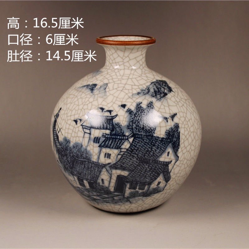 光绪款粉彩十二报喜喜鹊图陶瓷坛罐花瓶仿古瓷摆件古玩艺术品-淘宝
