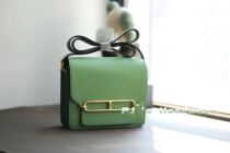 Pig nose bag Stewardess bag ever color calfskin Shoulder messenger bag