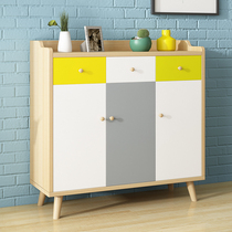 Nordic shoe cabinet simple modern hall cabinet home door large capacity balcony shoe cabinet creative storage cabinet lockers