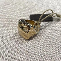 Limited specials Spain niche Tide brand UNOde50 handmade minimalist gold-plated ring personality thick exaggeration