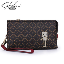 Chachchi handbag ladies new Korean version of the atmosphere Fashion handpicked female trend printed handbags womens bag