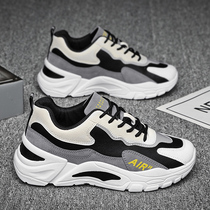 Mens shoes 2021 New Wild trendy shoes Daddy ins trend running wave shoes middle school students youth autumn and winter