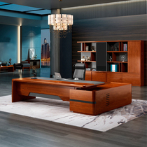 New Chinese Desk Chair Composition Boss Table President Table President Table Grand Bandai Atmospheric Office Furniture Ukinwood Custom