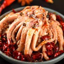 Gourmet rabbit spicy squid whisk silk Instant spicy seafood snacks seafood cooked octopus 100g