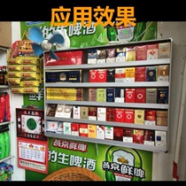 Hanging shelf display wall hanging wall hanging 2-layer cigarette case propeller cigarette rack commercial cigarette rack