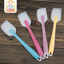 High temperature resistant integrated transparent silicone scraper knife cake cream spatula baking tool color random