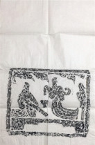 Han portrait stone rubbings rubbings Fuqin music and dance collection boutique rubbings murals