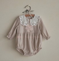 3 pieces 6 discount horse warm church Louisiella baby lace collar one-piece clothing bag fart climbing and climbing 88