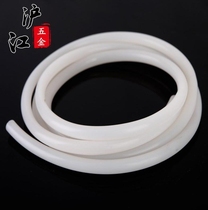 Ultra-soft thin elastic thickening acid and alkali resistant hot water wool braided heat-resistant silicone tube black soft corrosion transparent