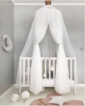 ins Nordic new custom hanging dome dream crown childrens bed bed net mosquito net bed curtain tulle tent decoration