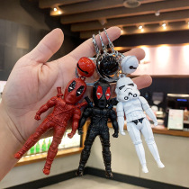 Dead Waiter Series Key Button Pendant men and women Car key chain lovers bag Hanging Accessories Dolls Small Gifts