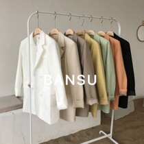 BANSU Half vegan casual small suit jacket female port Han version lukewarm Inn Wind chic net red west suit 2020 spring