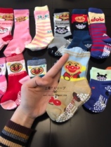 Japanese bread baby Superman cartoon children cotton comfortable socks non-slip knee-length socks cotton stockings
