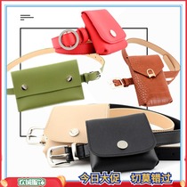 Belted Womens Decorative Waist Seal Simple Joker Korean Cool ins Style Outside with Skirt Women Belt running bag