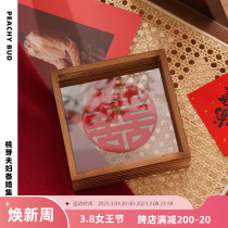 Humbling little red book Peach Bud Couple) Wedding house Little sure to be over the US-Japan Department Heinebook Wedding Room Wedding House Pendulum