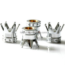 Silver Crown valve cap modified valve cap car tire cap valve cover valve core cap Universal