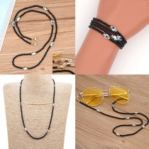 Small jewelry multi-purpose winter rice beads clothing necklace glasses chain multi-layer folding bracelet mask lanyard jewelry