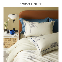 MIDO HOUSE inscription all 2022 spring and summer new products 100 Xinjiang long suede cotton printed with four sets-Hepburn