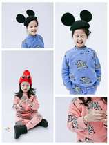 No retreat sweetcity Men and women Boy Cartoon Animal Printed Zebra Gafa Flannel Thicken Sweetsuit Suit