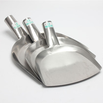 Stainless steel shovel head frosted spatula head wooden handle large spatula thick canteen restaurant cooking shovel