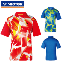 Victory Victor badminton suit quick-drying short sleeve morning exercise running tennis table tennis shirt men and women Summer