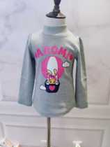 Attachments MILIBAM rice class childrens clothing spring autumn and winter fun girls elastic sweater bottoming shirt T-shirt