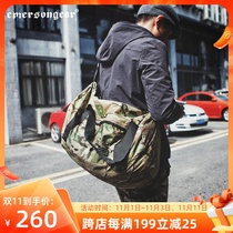 Emerson student Mens backpack Korean shoulder bag camouflage casual outdoor mens shoulder bag trend military fans