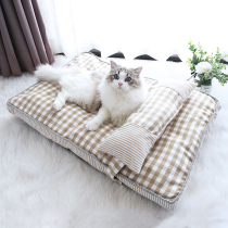  Kennel detachable and washable four seasons universal medium and large dog bed Sofa Net red cat bed Summer dog mat Pet supplies