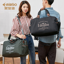 Edenburg portable travel bag mens large capacity fashion lightweight waterproof nylon luggage bag womens business travel bag
