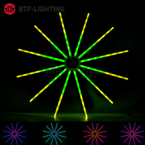 LED full color windmill fireworks view light USB connector waterproof easy to install indoor and outdoor patio with remote control decorative lamp