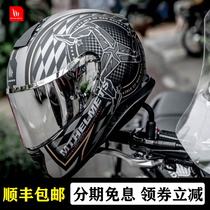 Spain MT motorcycle helmet Thor 3 double lens winter locomotive racing full helmet Four Seasons men and women safety helmet