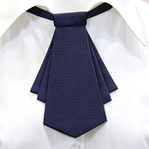Black tie shirt decorated sea screw professional small tie female bank leading the College wind shirt collar