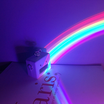 ins rainbow light projector making machine colorful romantic dream bedside Net red photo shake sound starry night light