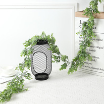 Simulation green rattan soft glue lover beans Nordic ins simulation plant plastic fake flower eucalyptus wall decoration